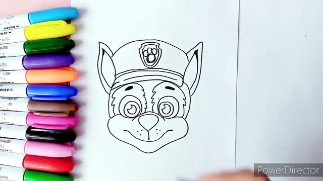 Как нарисовать Гонщика из " Щенячьего патруля". смотреть онлайн