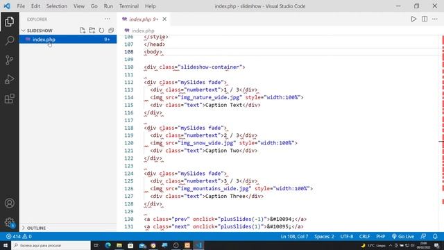 Como criar um slideshow em PHP - Vídeo 1 смотреть онлайн