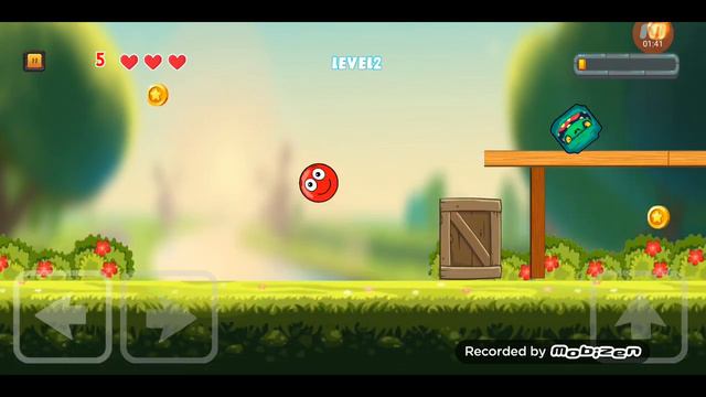 Несносный КРАСНЫЙ ШАР против чёрного квадрата 1.Игра мультик.