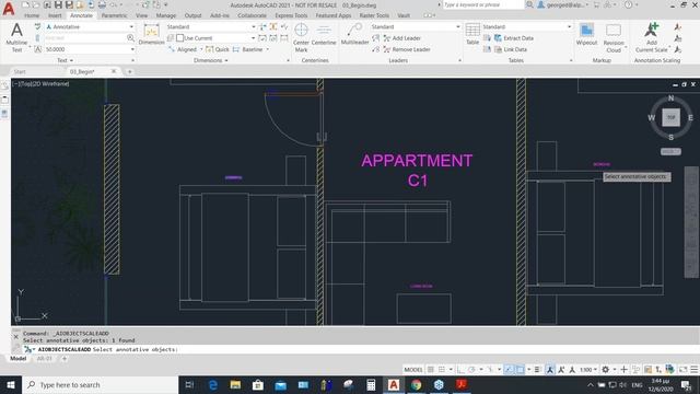 AutoCAD 2021 – Using Annotative Objects смотреть онлайн