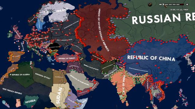 What if the Soviet Union returned? HOI4 - Thousand Week Reich TWR Timelapse смотреть онлайн