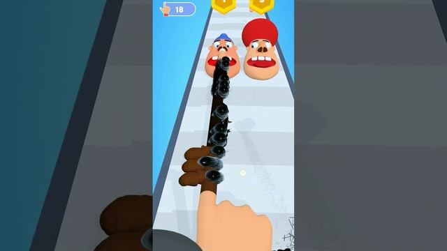 Finger Runner 3D Game_ Finger in the Nose #9 # shorts # viral # funny смотреть онлайн