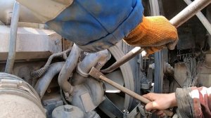 как поменять термостат DAF 105