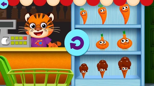 Funny Food 2! Kindergarten Games for Babies 3 year - Silhouettes Preschool Learning Games for Kids смотреть онлайн
