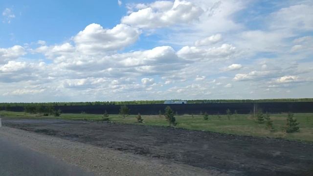 Вспаханные поля Урала. Дорога Тюмень  Екатеринбург
