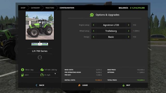 DEUTZ FAHR AGROTRON L/X 700 SERIES / MOD SHOWCASE / Farming Simulator 2017 смотреть онлайн
