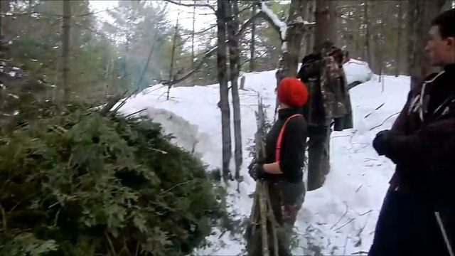 Conestogac College Wilderness Survival Course Winter Time: смотреть онлайн
