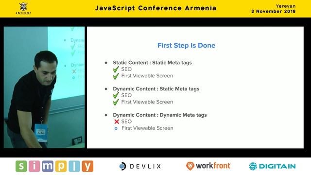 React Server-Side Rendering - Isomorphic JavaScript by Ruben Sargsyan (Arm) | JS Conf Armenia 2018 смотреть онлайн