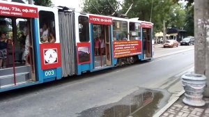 Трамвай Татра КТ4 SU в Евпатории