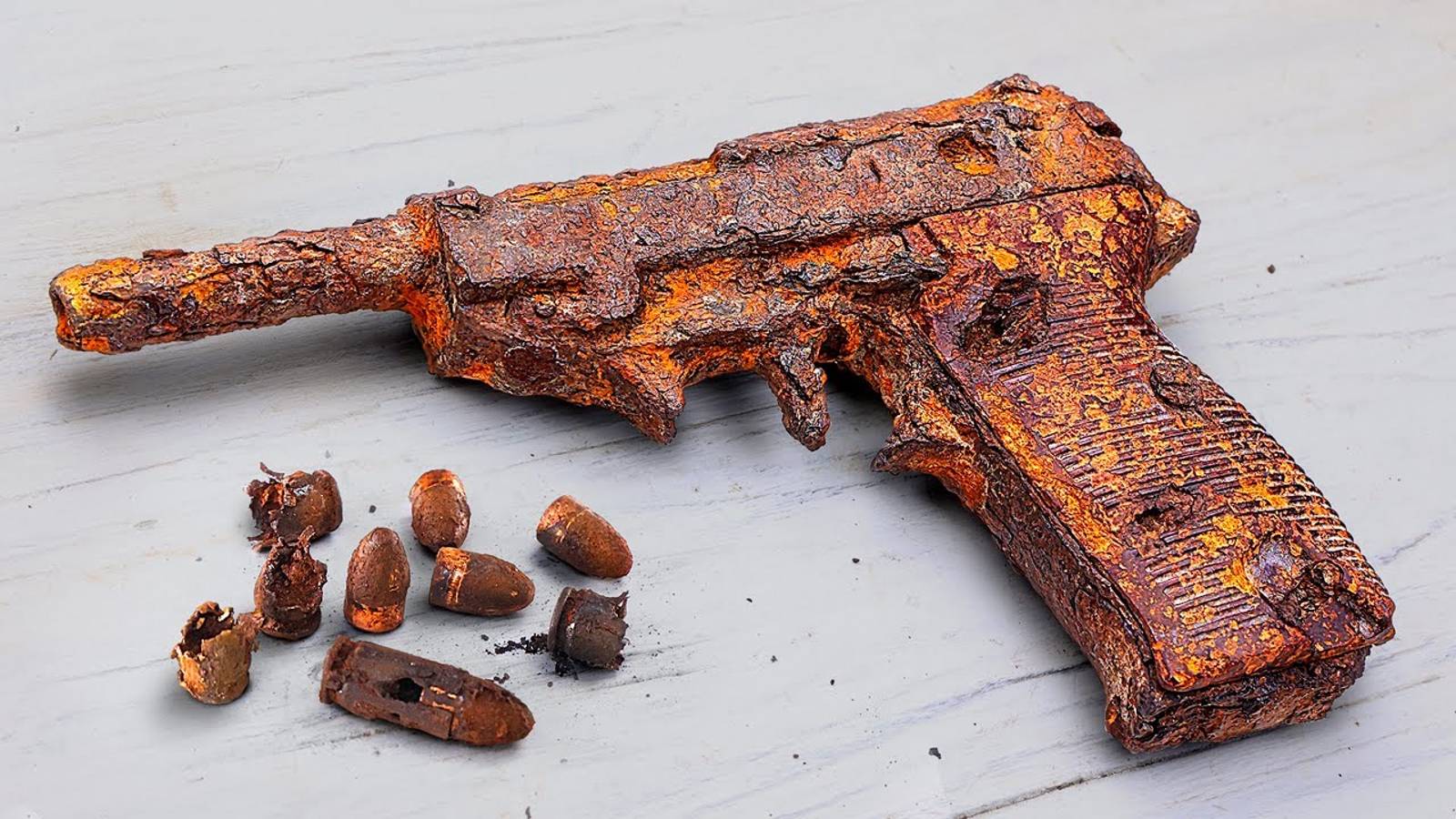 Walther PP 1941   Реставрация старого пистолета