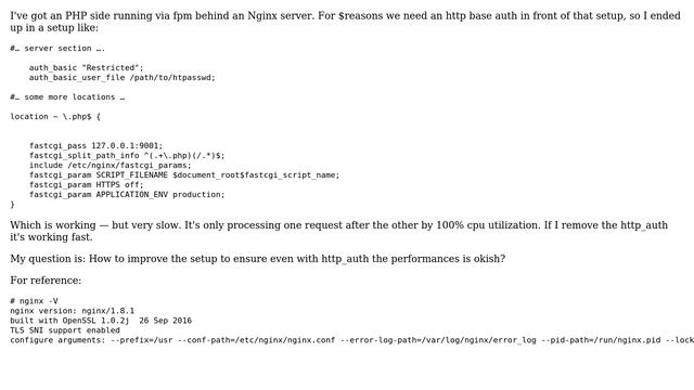 DevOps & SysAdmins: Improve performance of Nginx with http auth and a lot of requests смотреть онлайн