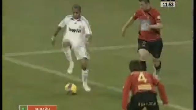 "Реал" Мадрид - "Мальорка" 1-0 Гол Робиньо смотреть онлайн