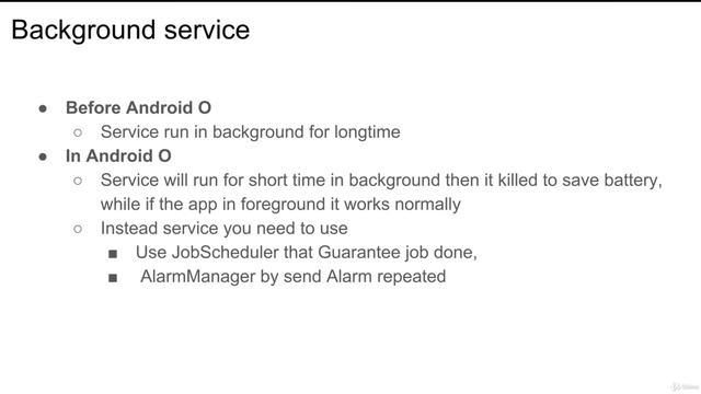 Broadcast receiver And Services changes in Android | Part 61 | The Complete Android App Development смотреть онлайн