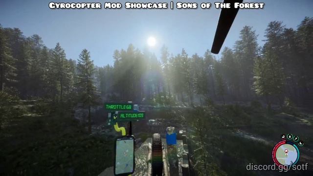 Sons of The Forest | Gyrocopter Mod Showcase by AE | Mod Showcases #1 смотреть онлайн