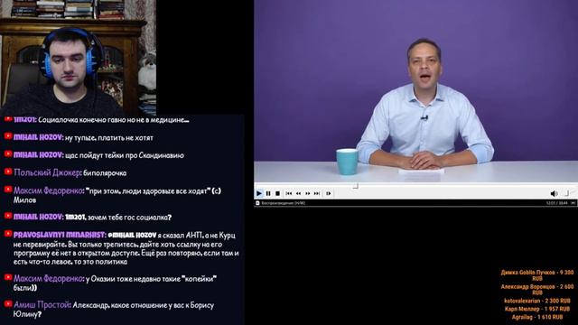 Станкевичюс смотрит Милова про Демократическую партию США смотреть онлайн
