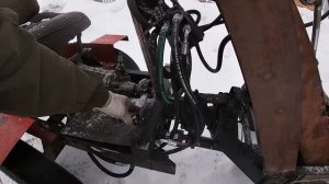 Поставил насос на прямую, результат удивил .Самодельный минитрактор погрузчик.