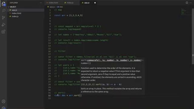 JavaScript Array Methods part two смотреть онлайн