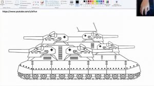 Как нарисовать танк РАТТЕ - 44 - Мультики про танки