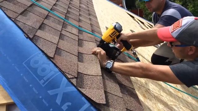 Укладка гибкой черепицы с верху в низ. смотреть онлайн
