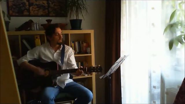 Johnny Cash - Folsom Prison Blues (acoustic cover) смотреть онлайн