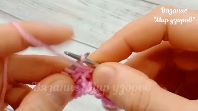 РЕДКИЙ УЗОР✨ ВСЕ гениально ПРОСТО! СУПЕР ПРОСТОЙ узор спицами. Вязание для начинающих #узорыспицами