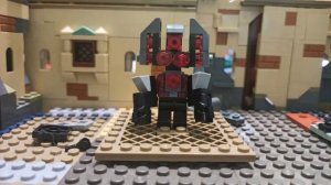 как сделать титана спикер мена из Лего