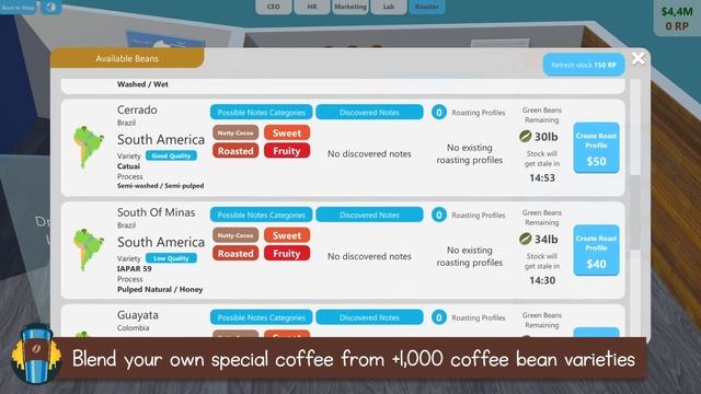 Coffee Shop Tycoon - симулятор кофешопа