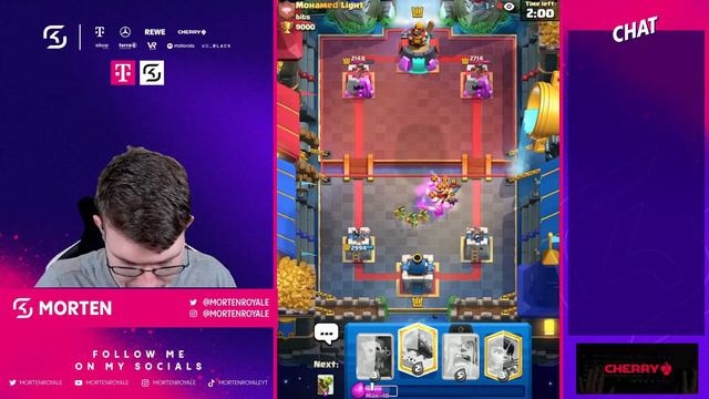 Pro vs World Champion! Mohamed Light vs Morten! - Clash Royale смотреть онлайн