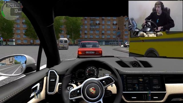 Гонки ПО ГОРОДУ в City Car Driving С РУЛЕМ смотреть онлайн