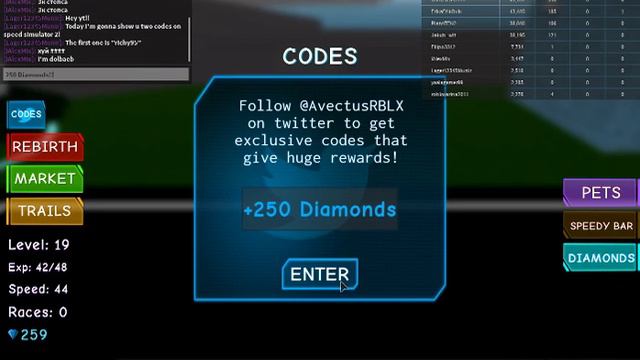 2 Codes for Speed Simulator 2 (Roblox) смотреть онлайн