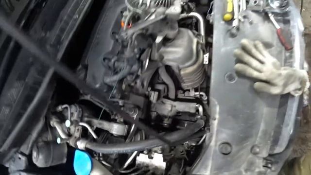 HONDA CIVIC 4D/5D | Замена приводного ремня и ролика натяжителя / Belt And Roller Replacement