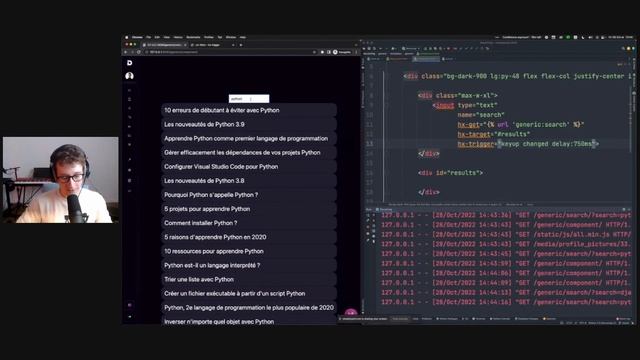 Thibault Houdon - Comment créer une application web moderne avec Django et HTMX ? смотреть онлайн
