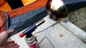 Самодельный газовый обогреватель в палатку