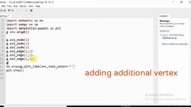 Basic graphs using Python(Network) #python #networkx смотреть онлайн