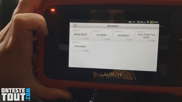 "Test" Un outil diagnostic à écran tactile "Launch CRP129X" смотреть онлайн