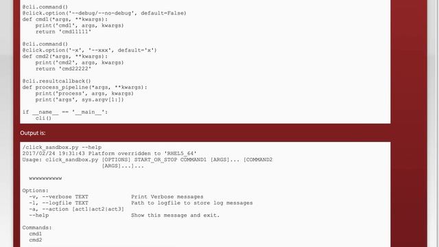 python click help formatting newline смотреть онлайн