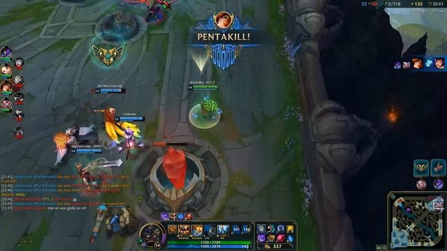 Godly MF ult game winning PENTA!1! смотреть онлайн