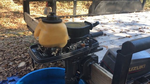 Buying An Old Outboard 1991 Suzuki DT4 4hp 2 Stroke смотреть онлайн