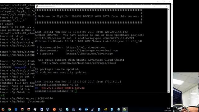 IMT2681 - Cloud Computing (Dockerising your first Go Application, Part 1) смотреть онлайн