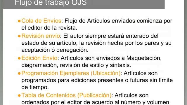 Uso del sistema Open Journal Systems (OJS) para la publicación revistas científicas electrónicas смотреть онлайн