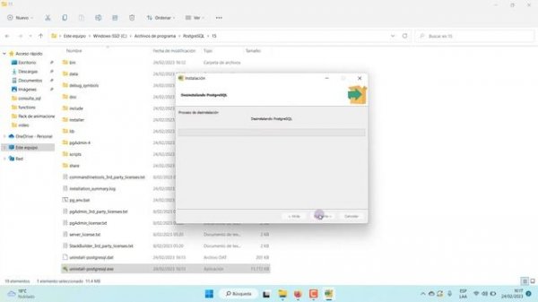 POSTGRESQL + PGADMIN4 #31 Desinstalar PostgreSQL en windows mediante la herramienta desinstalación