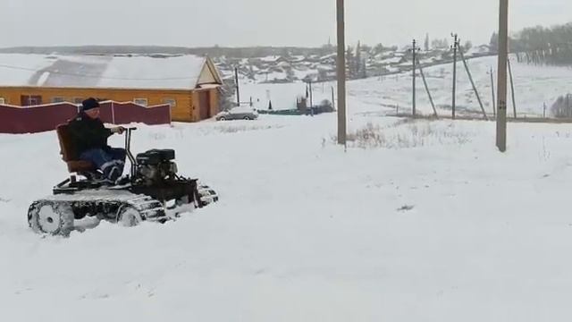 Самодельный гусеничный трактор смотреть онлайн