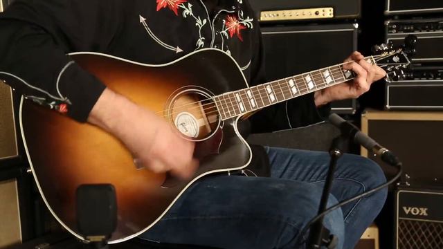 Gibson Montana Hummingbird Pro EC • SN: 10253023 смотреть онлайн