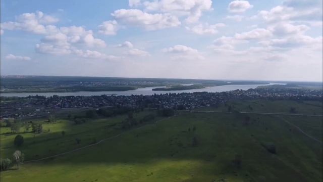 Озеро Старица, 120 метров высота, река Обь, Северный объезд Новосибирска смотреть онлайн