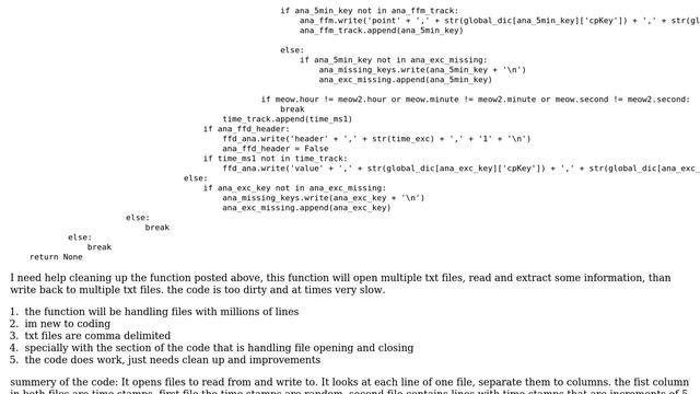 function responsible for parsing 2 csv txt files, comparing them and writing csv txt files as... смотреть онлайн