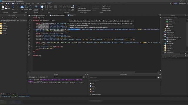 ? ROBLOX Studio | Damage Indicator Module Tutorial ? смотреть онлайн
