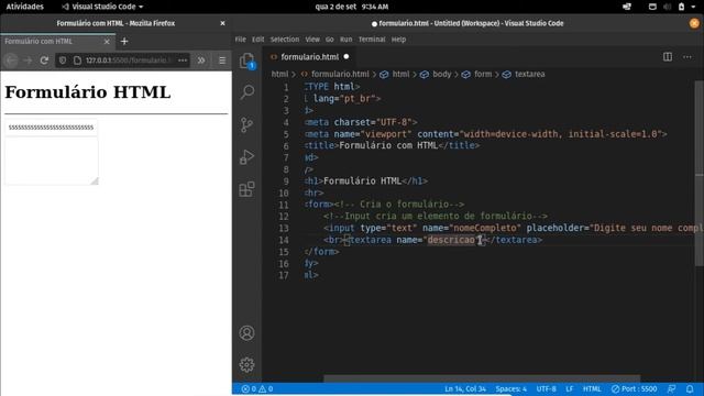 Aula 06 - Elementos de formulário (form, input, textarea e select) смотреть онлайн
