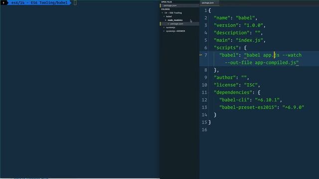 49 All About Babel + npm scripts смотреть онлайн