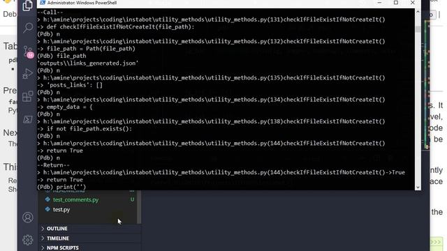 Python pdb demonstration смотреть онлайн
