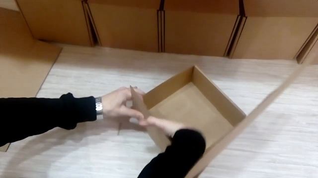 Как собрать гофрокоробку за 20 секунд смотреть онлайн